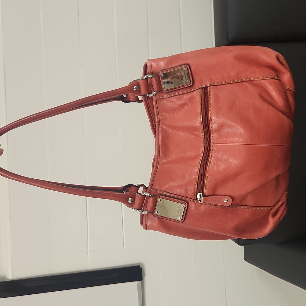 Tignanello Red Leather Bag